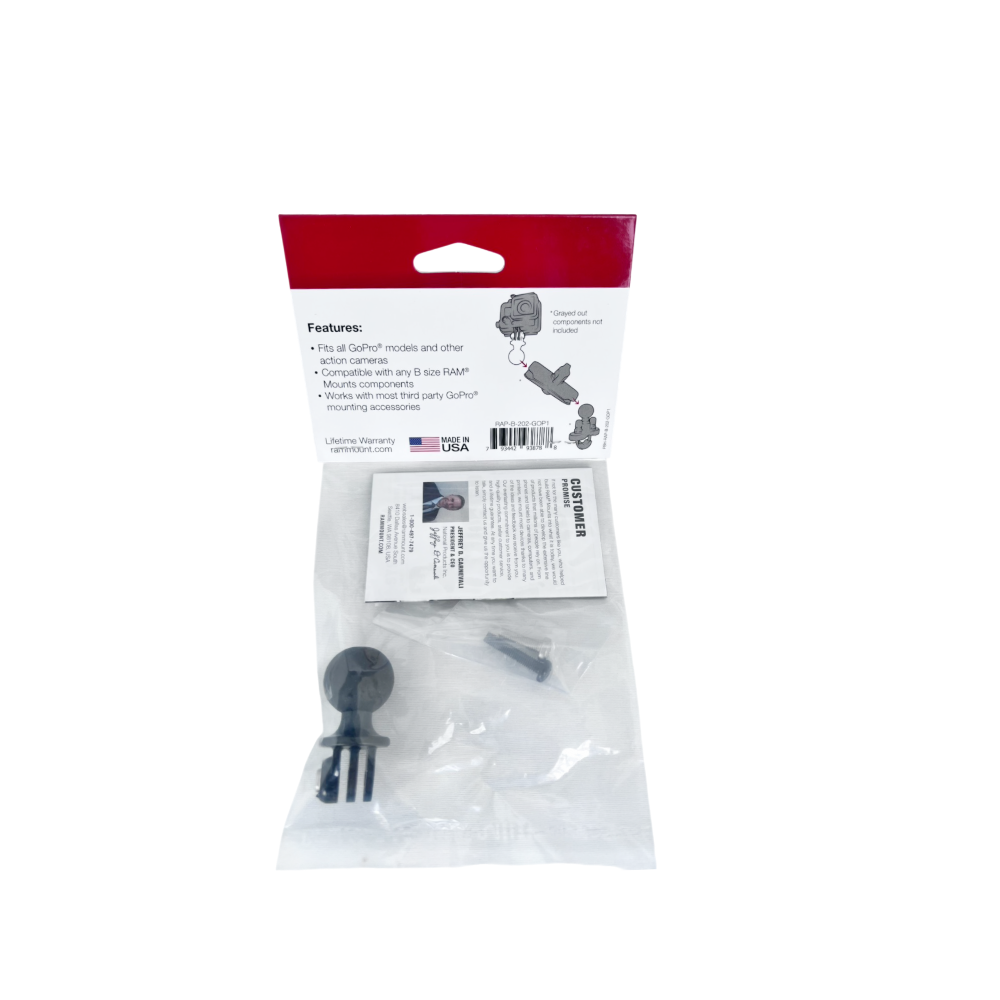 【純正パッケージ仕様】RAM MOUNTS ラムマウント 1インチボール GoPro対応 アクションカメラマウント 620251