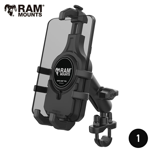 RAM MOUNTS ラムマウント Quick-Grip Pro スマホホルダー セット iPhone対応 RAM-B-149Z-PD5U
