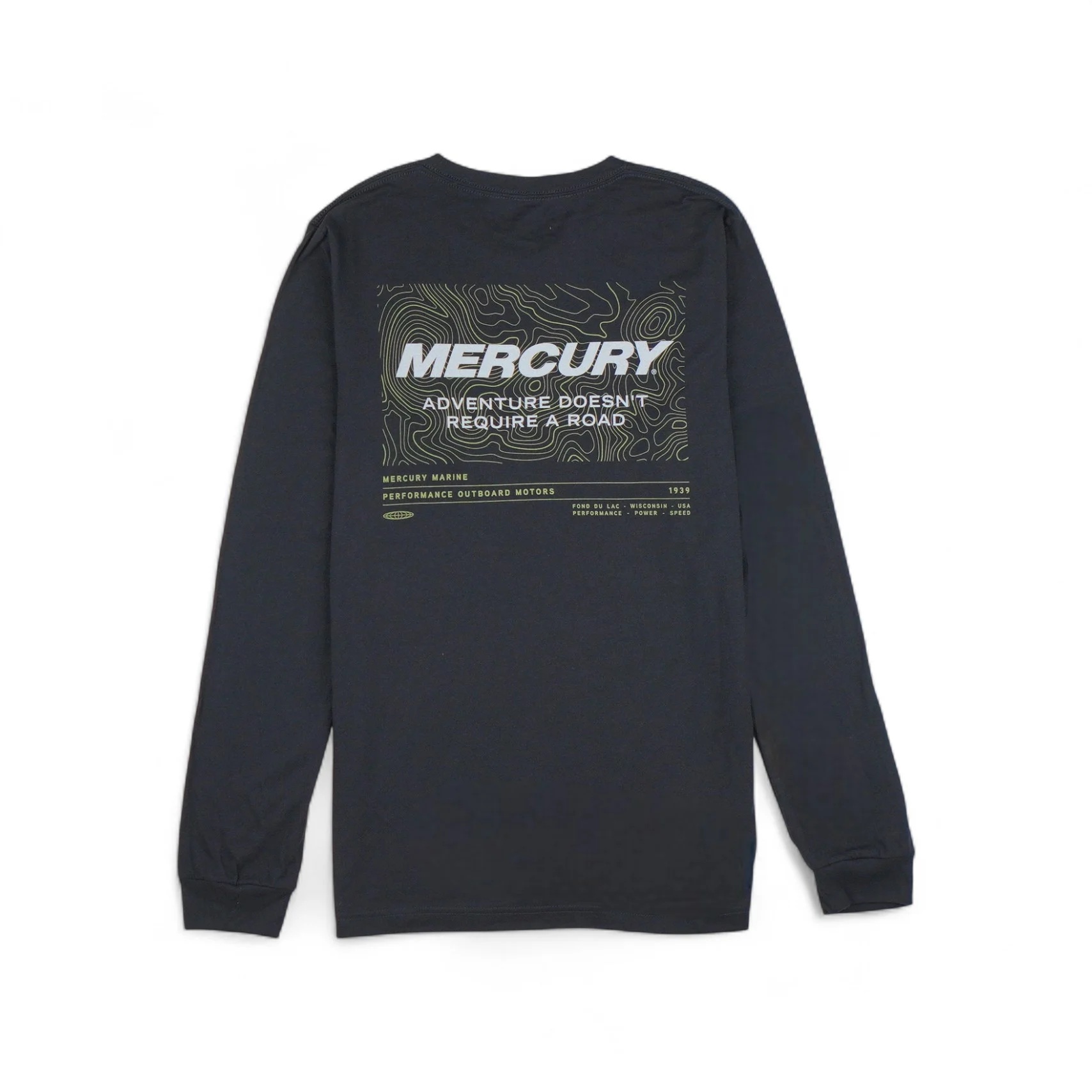 MERCURY マーキュリー 長袖 ロングシャツ グレー Mサイズ USサイズ 67-25M047-M