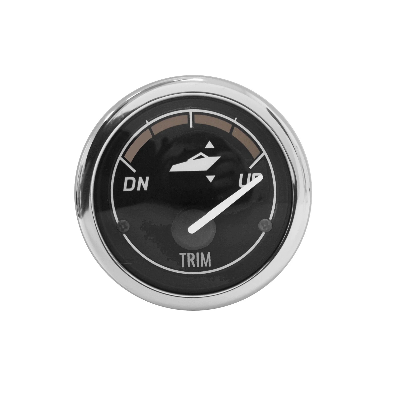 MERCURY マーキュリー トリムメーター クラシックシリーズ ブラックフェイス＆クロームベゼル 79-8M6020006