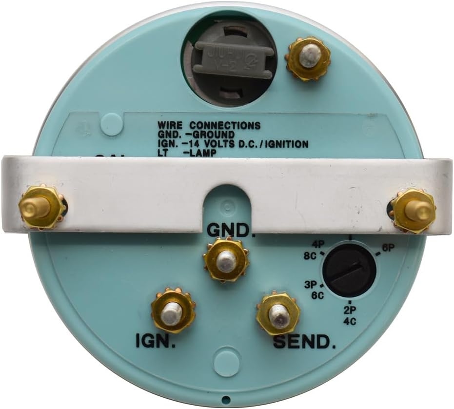 MERCURY マーキュリー タコメーター 7K (0～7000RPM) スポーツシリーズ ブラックフェイス＆ブラックベゼル 79-8M6020026