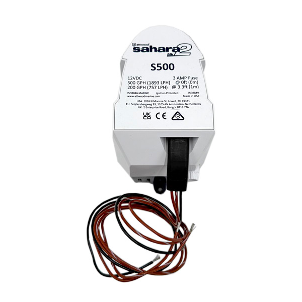attwood 5505-2 SAHARA MK2 ビルジポンプ 自動 12V 500GPH 255052