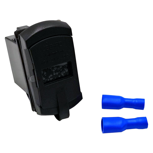 USBチャージャータイプA タイプC 電圧計付き ロッカースイッチタイプ 231200