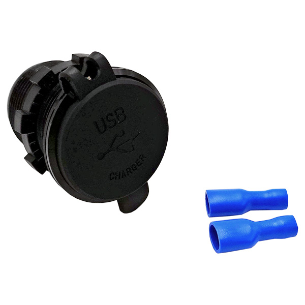 USB3.0 1ポート USB-C 2ポート パワーソケット 防水カバー付き 232055