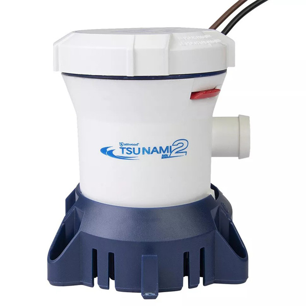 attwood 5608B-1 マニュアル ビルジポンプ 12V 800GPH TSUNAMI Mk2 256081