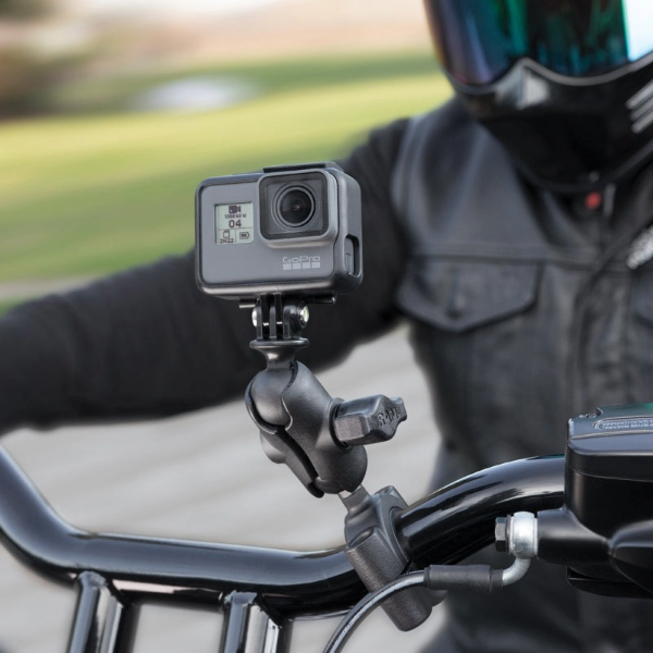 RAM MOUNTS ラムマウント 1インチボール GoPro対応 1インチボール カメラベース&ショートアーム&トルクベース RAM-B-408-75-1-A-GOP1U