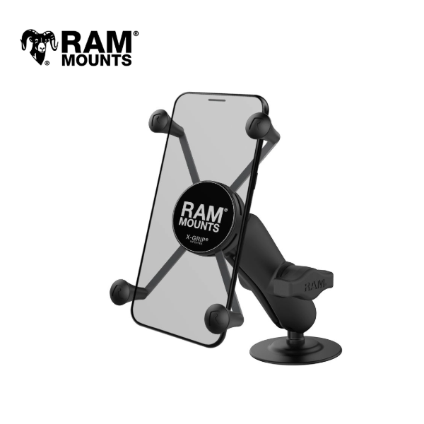 RAM MOUNTS ラムマウント 粘着タイプ 1インチボール Xグリップ&ミディアムアームベース RAP-B-378-UN10U