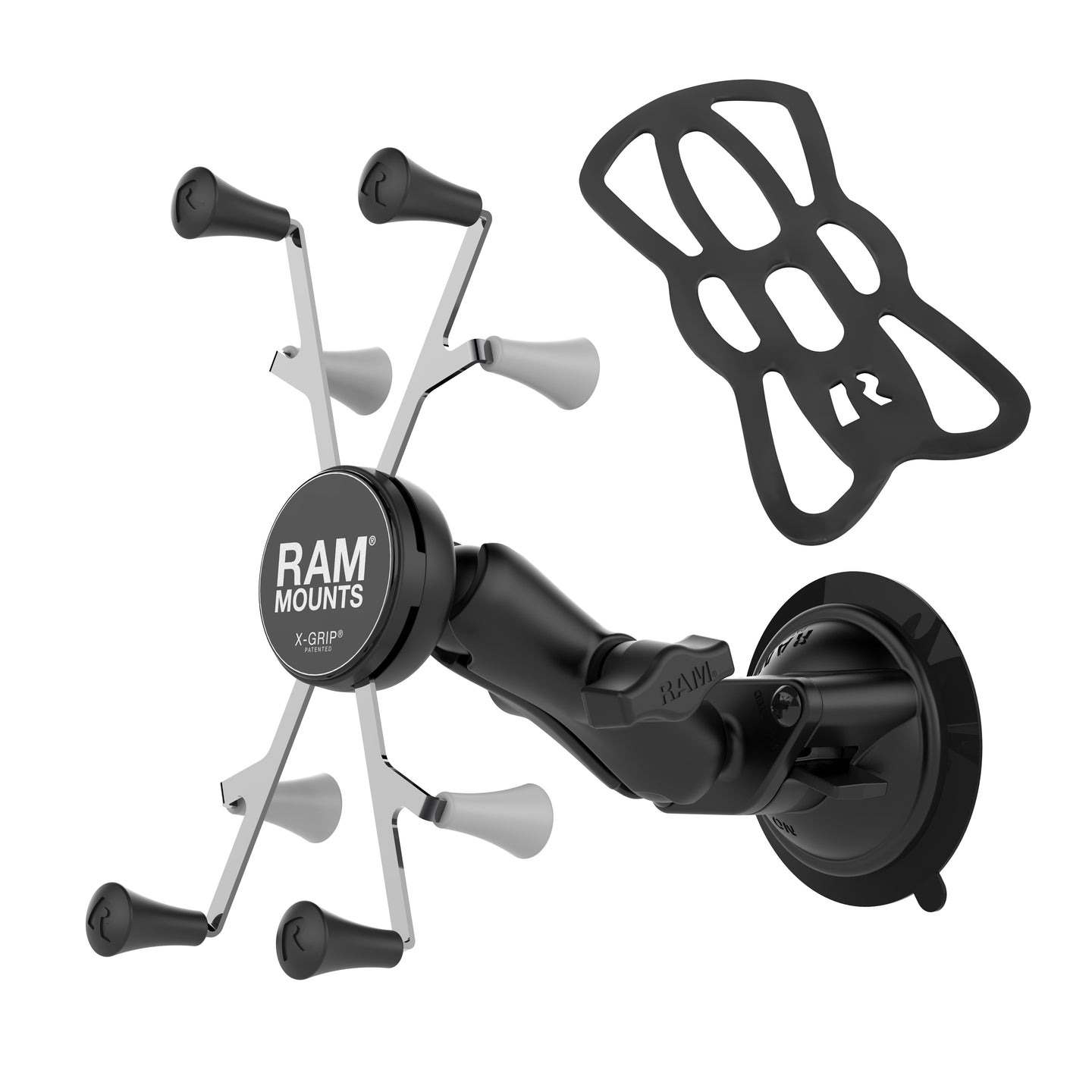 RAM MOUNTS ラムマウント  Xグリップ(タブレット）&サクションカップベース　RAM-B-166-UN8U