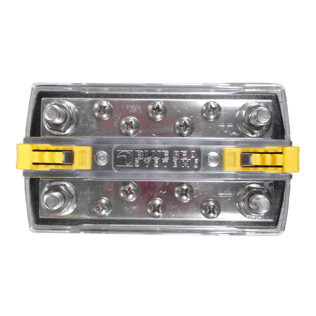 デュアル バスバー ｢DC48V-150A AC300V-130A カバー付き 5/16"+#10｣ 730416