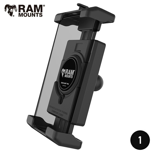 RAM MOUNTS ラムマウント Quick-Grip Pro XL スマホホルダー iPhone対応 RAM-HOL-PD7BU