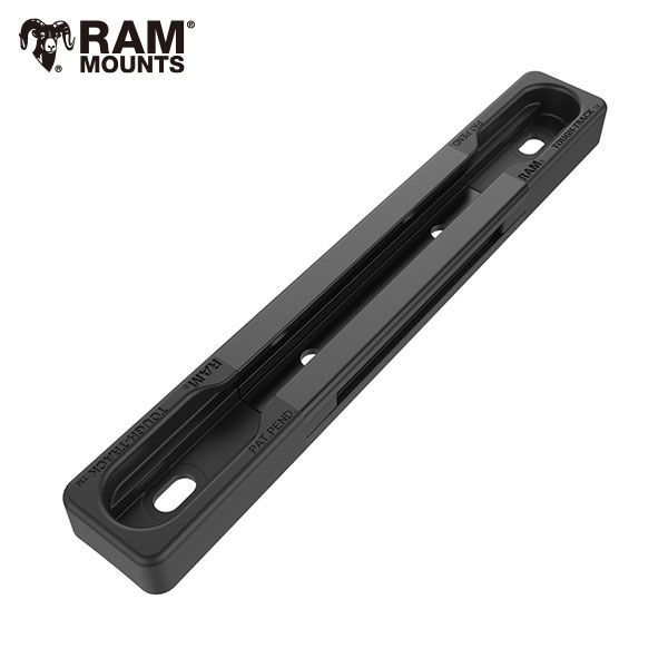 RAM MOUNTS ラムマウント タフトラック モジュラーアルミニウム ブラック 3インチ 76mm RAM-TRACK-EXA-3BU