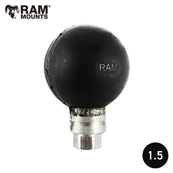 ラムマウント 1.5インチボール ネジ穴付き ボールアダプター