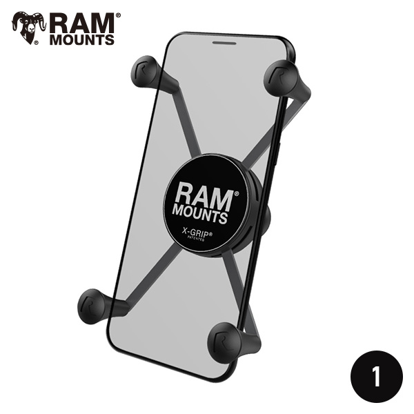 RAM MOUNTS ラムマウント 1インチボール Xグリップ Lサイズ iPhone 対応 RAM-HOL-UN10BU