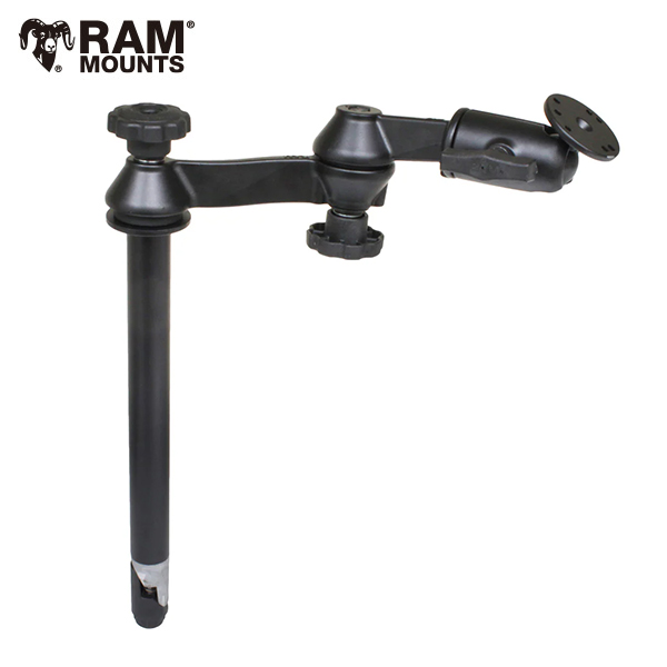 RAM MOUNTS ラムマウント 12インチ ダブルスイングアーム ＆ ラウンドプレート RAM-VP-SW1-12