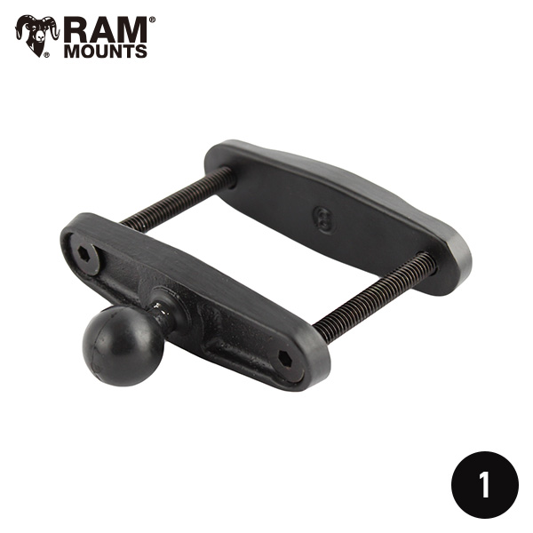 RAM MOUNTS ラムマウント 1インチボール クランプベース 76mm×47mmまで RAM-B-247U-3