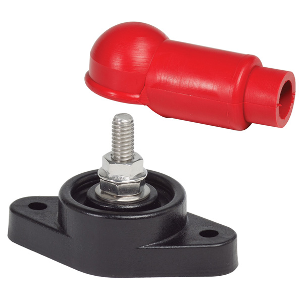 パワーポスト「ターミナル 5/16"NC｣ レッドブーツ付  5/16"NC 2002 BLUE SEA SYSTEMS 725978