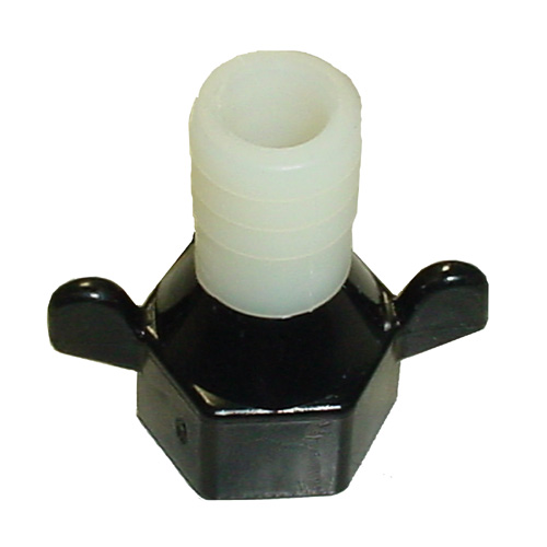 ナイロン ホースフィッティング 1/2"NPT [ストレート/16mmホース用] 342936