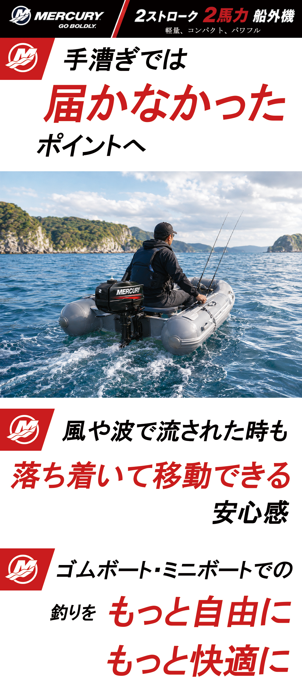 2馬力船外機
