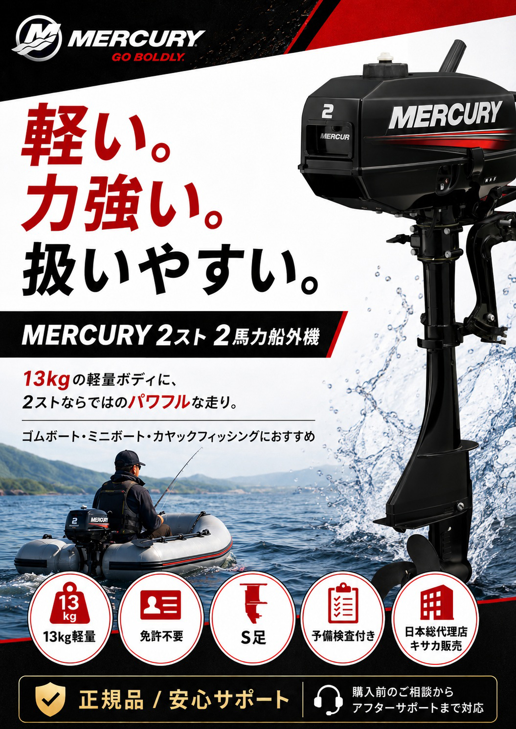 2馬力船外機