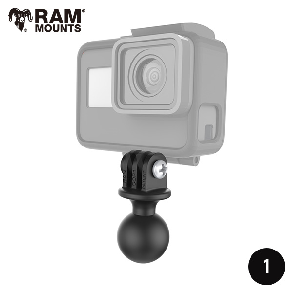 RAM MOUNTS 1インチボール GoPro対応 アクションカメラアダプター