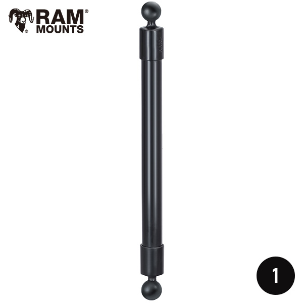 RAM MOUNTS 1インチボール 振動子アーム 1/4インチネジ取付用