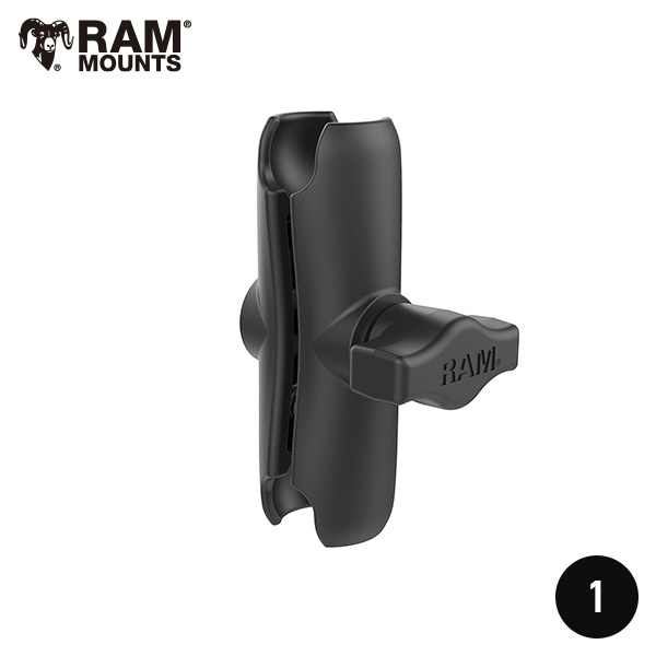 RAM MOUNTS スプラインポスト用 デュアルTボルト付きトラックベース